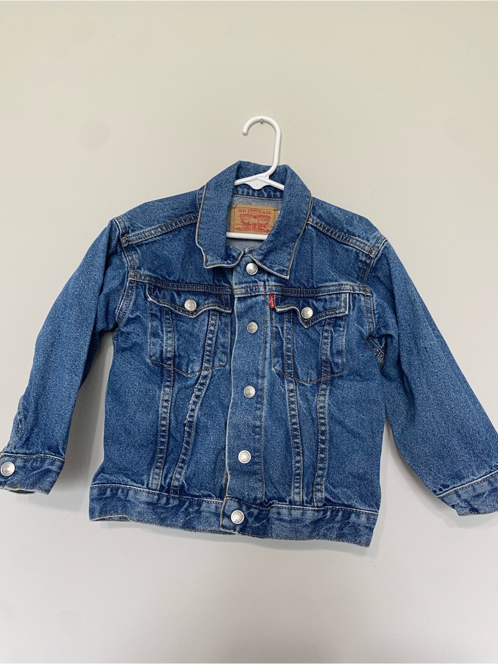 Levi Strauss Jean Jacket 4T Snap Button